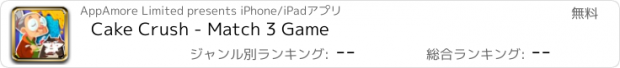 おすすめアプリ Cake Crush - Match 3 Game