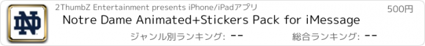 おすすめアプリ Notre Dame Animated+Stickers Pack for iMessage