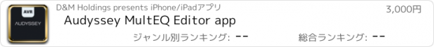 おすすめアプリ Audyssey MultEQ Editor app