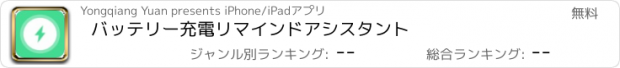 おすすめアプリ バッテリー充電リマインドアシスタント