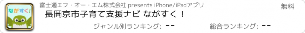 おすすめアプリ 長岡京市子育て支援ナビ ながすく！