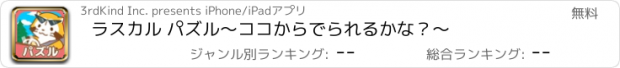 おすすめアプリ ラスカル パズル～ココからでられるかな？～