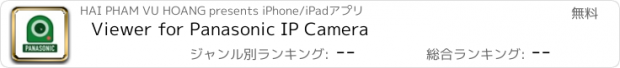 おすすめアプリ Viewer for Panasonic IP Camera