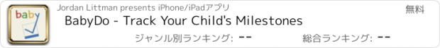 おすすめアプリ BabyDo - Track Your Child's Milestones