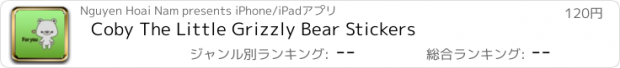 おすすめアプリ Coby The Little Grizzly Bear Stickers