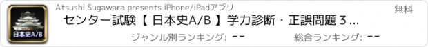 おすすめアプリ センター試験【 日本史A/B 】学力診断・正誤問題３３９