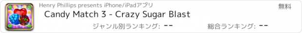 おすすめアプリ Candy Match 3 - Crazy Sugar Blast