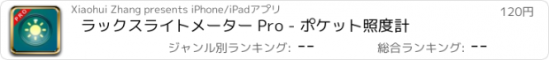 おすすめアプリ ラックスライトメーター Pro - ポケット照度計