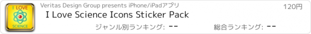 おすすめアプリ I Love Science Icons Sticker Pack