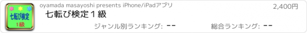 おすすめアプリ 七転び検定１級