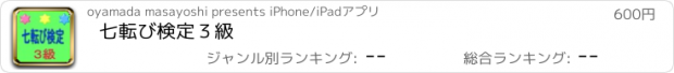 おすすめアプリ 七転び検定３級