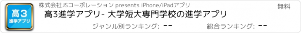 おすすめアプリ 高3進学アプリ- 大学短大専門学校の進学アプリ