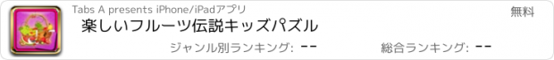 おすすめアプリ 楽しいフルーツ伝説キッズパズル