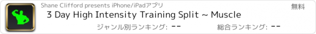 おすすめアプリ 3 Day High Intensity Training Split ~ Muscle