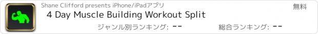 おすすめアプリ 4 Day Muscle Building Workout Split