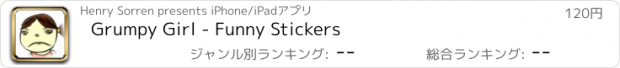 おすすめアプリ Grumpy Girl - Funny Stickers