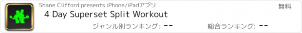 おすすめアプリ 4 Day Superset Split Workout