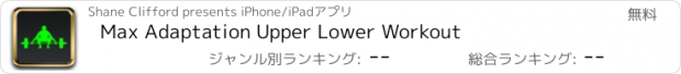 おすすめアプリ Max Adaptation Upper Lower Workout