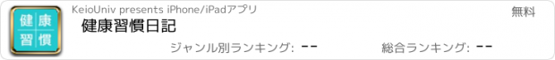 おすすめアプリ 健康習慣日記