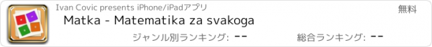 おすすめアプリ Matka - Matematika za svakoga