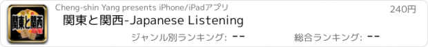 おすすめアプリ 関東と関西-Japanese Listening