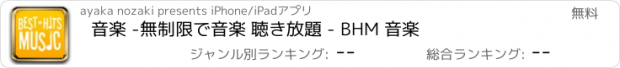 おすすめアプリ 音楽 -無制限で音楽 聴き放題 - BHM 音楽