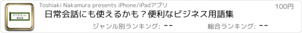 おすすめアプリ 日常会話にも使えるかも？便利なビジネス用語集