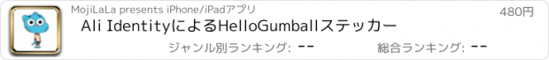 おすすめアプリ Ali IdentityによるHelloGumballステッカー