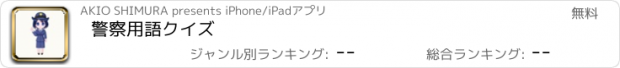 おすすめアプリ 警察用語クイズ