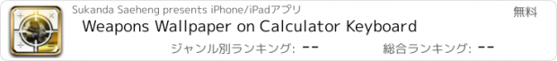 おすすめアプリ Weapons Wallpaper on Calculator Keyboard