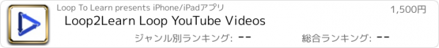 おすすめアプリ Loop2Learn Loop YouTube Videos