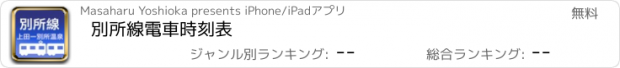 おすすめアプリ 別所線電車時刻表
