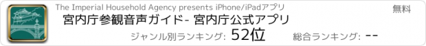 おすすめアプリ 宮内庁参観音声ガイド- 宮内庁公式アプリ