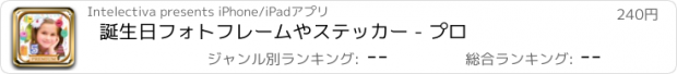 おすすめアプリ 誕生日フォトフレームやステッカー - プロ