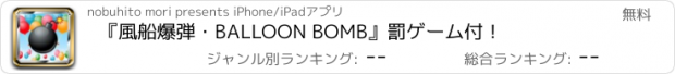 おすすめアプリ 『風船爆弾・BALLOON BOMB』罰ゲーム付！
