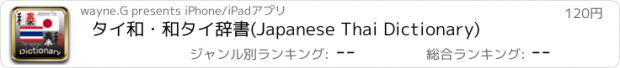 おすすめアプリ タイ和・和タイ辞書(Japanese Thai Dictionary)