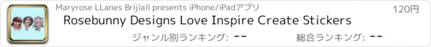 おすすめアプリ Rosebunny Designs Love Inspire Create Stickers