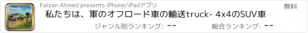 おすすめアプリ 私たちは、軍のオフロード車の輸送truck- 4x4のSUV車