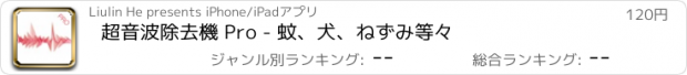 おすすめアプリ 超音波除去機 Pro - 蚊、犬、ねずみ等々