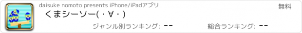 おすすめアプリ くまシーソー(・∀・)