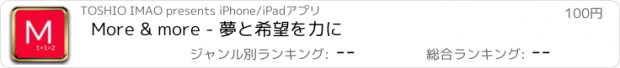 おすすめアプリ More & more - 夢と希望を力に