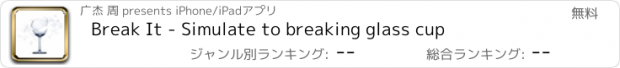 おすすめアプリ Break It - Simulate to breaking glass cup