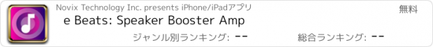 おすすめアプリ e Beats: Speaker Booster Amp