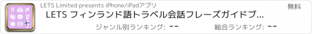 おすすめアプリ LETS フィンランド語トラベル会話フレーズガイドブックで旅行へ！