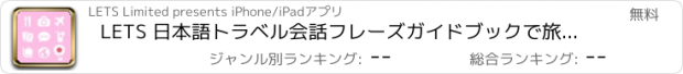 おすすめアプリ LETS 日本語トラベル会話フレーズガイドブックで旅行へ！