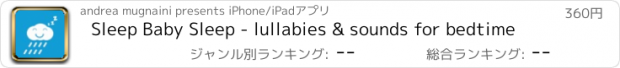 おすすめアプリ Sleep Baby Sleep - lullabies & sounds for bedtime