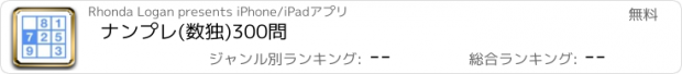 おすすめアプリ ナンプレ(数独)300問