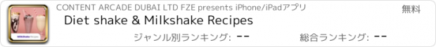 おすすめアプリ Diet shake & Milkshake Recipes