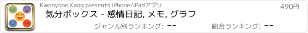 おすすめアプリ 気分ボックス - 感情日記, メモ, グラフ