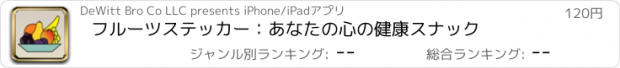 おすすめアプリ フルーツステッカー：あなたの心の健康スナック
